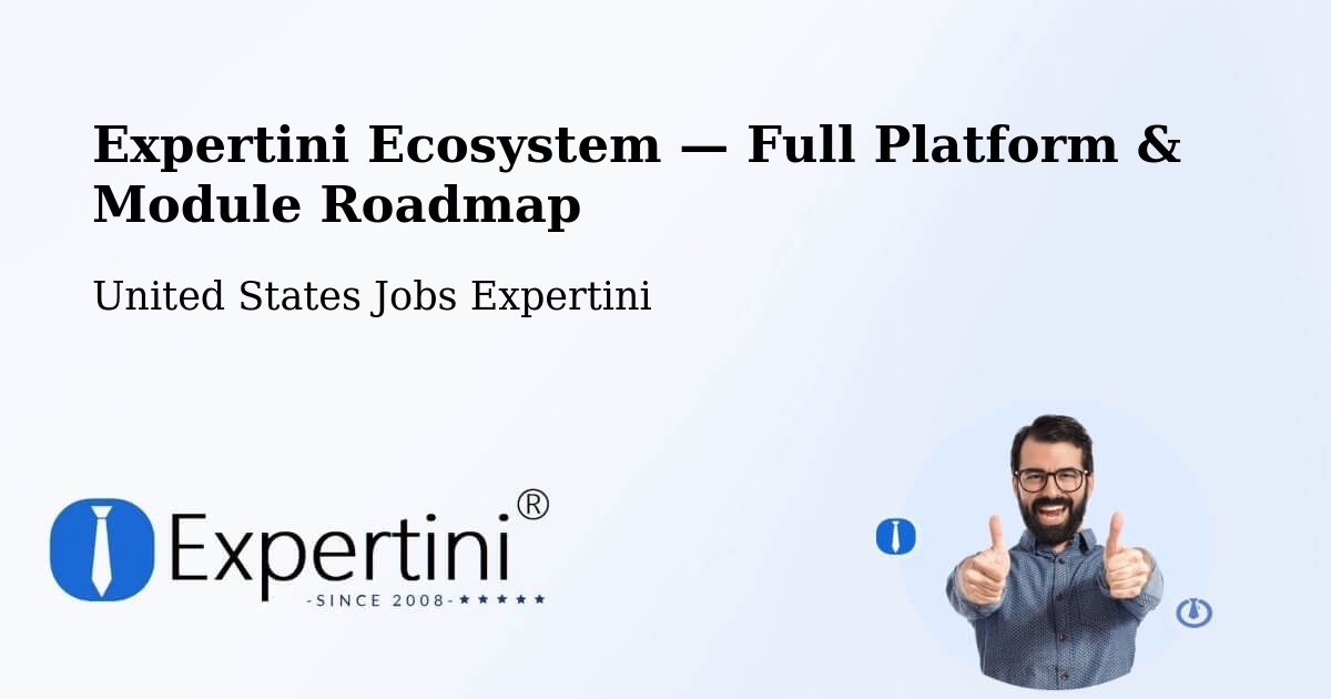 Expertini Ecosystem — Full Platform & Module Roadmap – Chicago